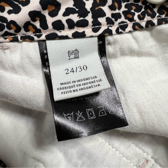 🆕 Scotch & Soda Maison Route 22 Slim Chino Fit Animal Leopard Print Pant 24/30 - Picture 8 of 14